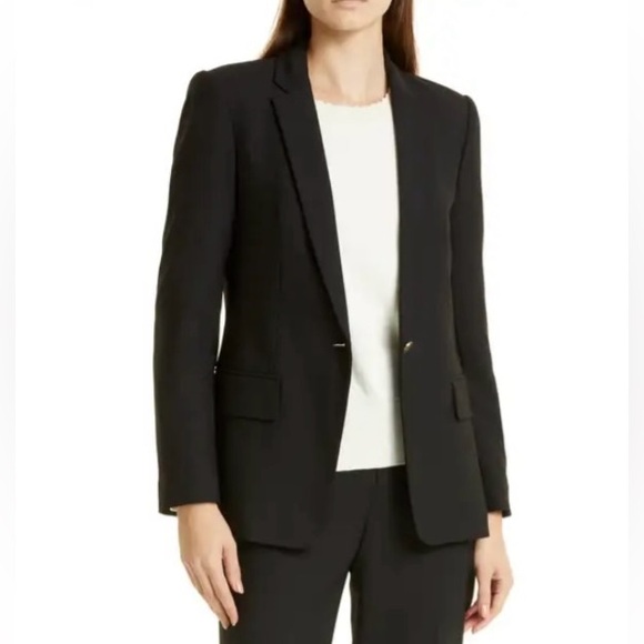 Club Monaco Borrem Single Button Blazer size 12
Black business office legal - Picture 17 of 17